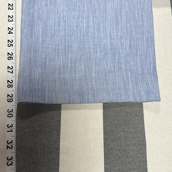 Nine West Womens Blue Melange Paperbag Waist Pants Size 10 Belted High Rise NWT - Picture 8 of 10